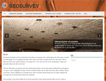 Tablet Screenshot of geosurvey.se
